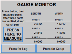 Measurement Screen